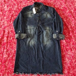 Denim dress